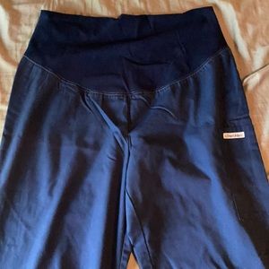 Navy Blue Cherokee Maternity Scrub Pants